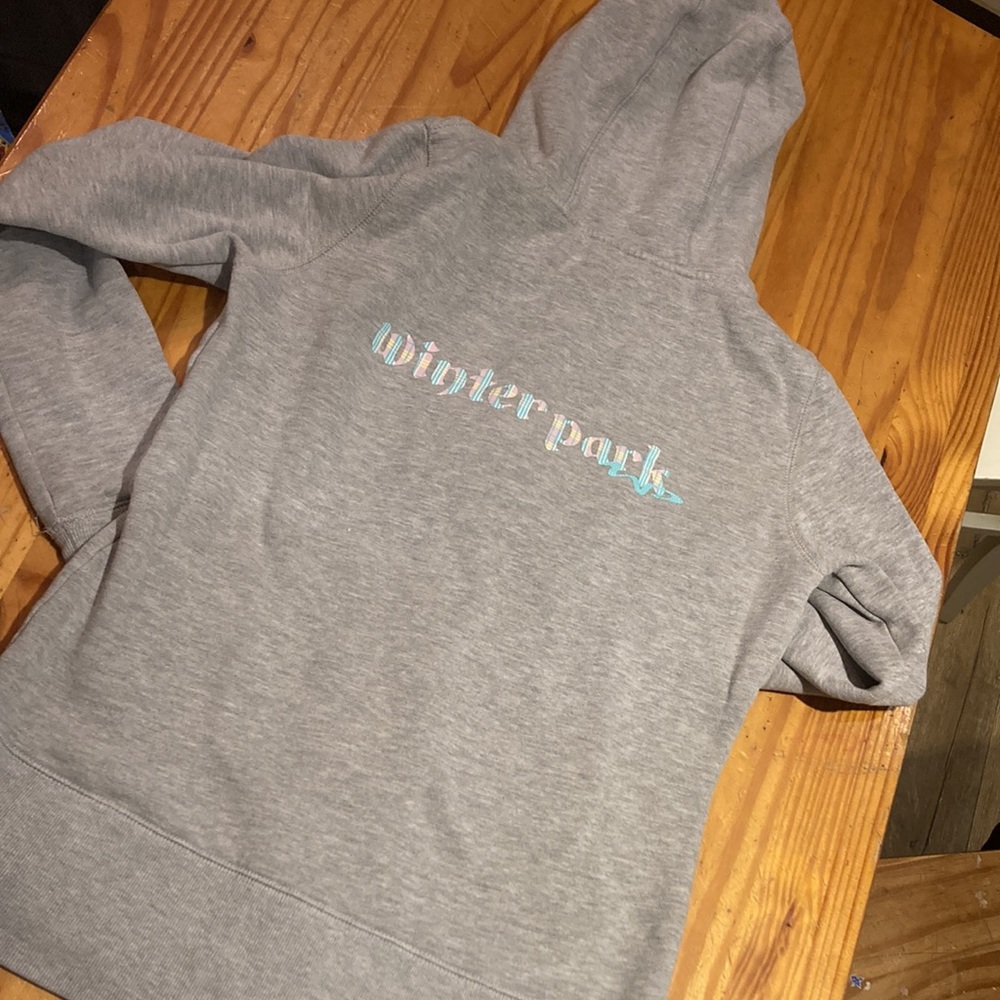 Zip up hoodie sweatshirt from Winter Park ski resort in Colorado